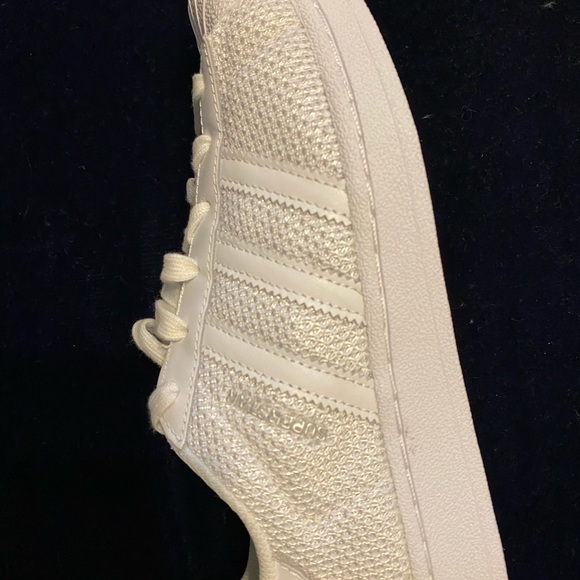 Adidas Superstar White Snake print white shoes - Picture 6 of 8